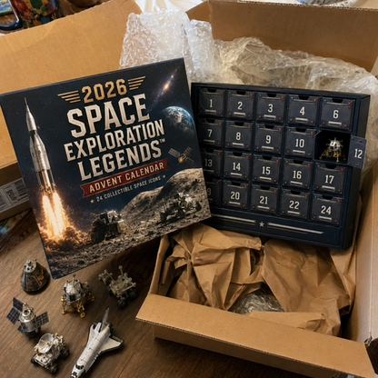 🚀 2026 Space Exploration Advent Calendar – 24 Legendary Missions & Collectible Surprises