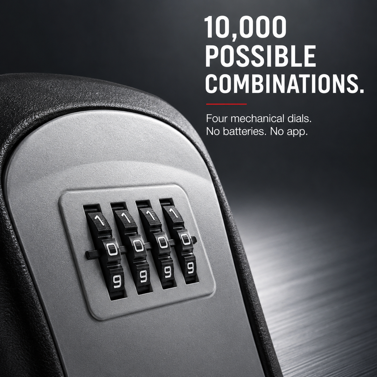 🔐Never Get Locked Out Again! | 4-Digit Wall-Mounted Key Lock Box 🛡️