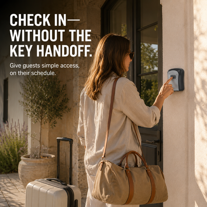 Never Get Locked Out Again 🔐 | 4-Digit Wall-Mounted Key Lock Box