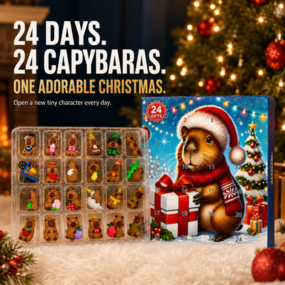 Capybara Christmas Advent Calendar – 24 Days of Tiny Surprises 🎄