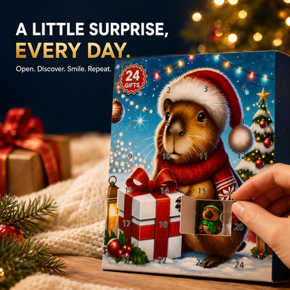 Capybara Christmas Advent Calendar – 24 Days of Tiny Surprises 🎄