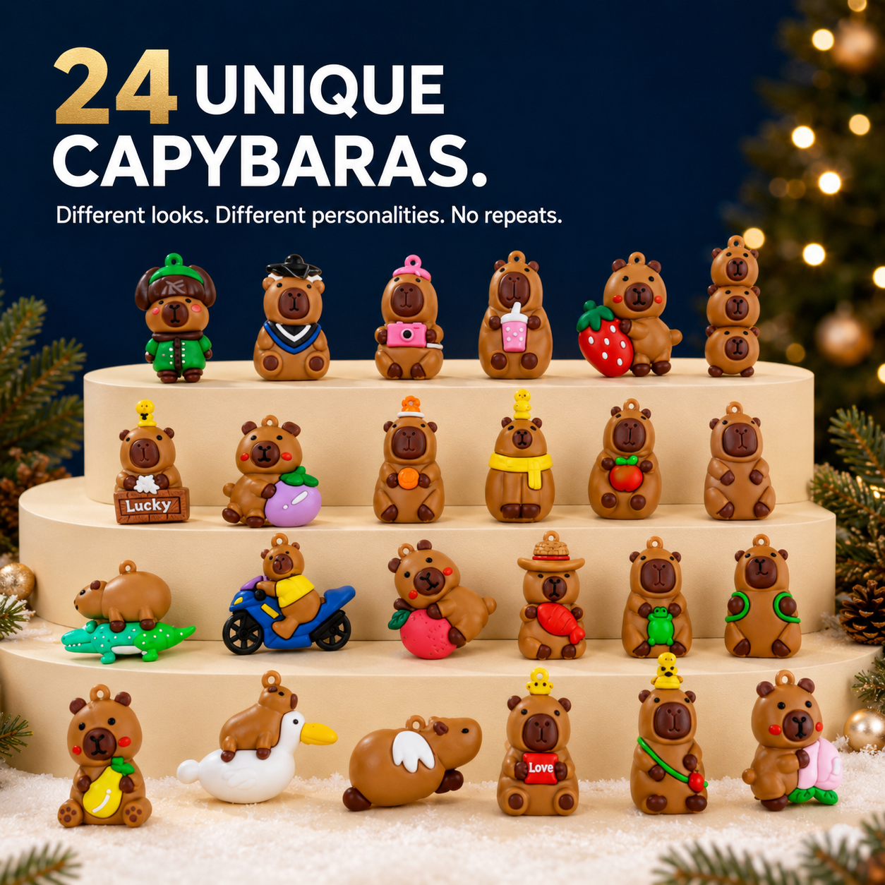 Capybara Christmas Advent Calendar – 24 Days of Tiny Surprises 🎄