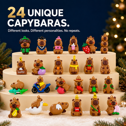 Capybara Christmas Advent Calendar – 24 Days of Tiny Surprises 🎄
