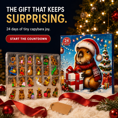 Capybara Christmas Advent Calendar – 24 Days of Tiny Surprises 🎄