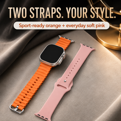 2.01' HD Smart Watch for Men & Women – Bluetooth Calls, Fitness Tracker, Heart Rate Monitor & Message Notifications