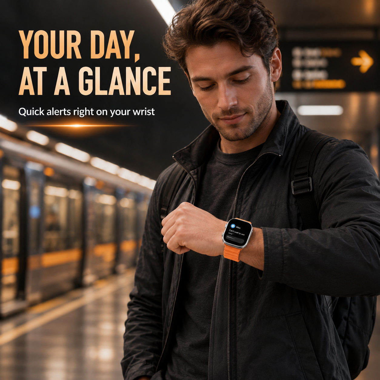 2.01' HD Smart Watch for Men & Women – Bluetooth Calls, Fitness Tracker, Heart Rate Monitor & Message Notifications