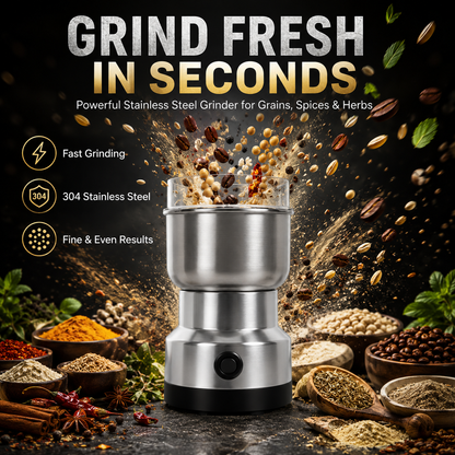 ⚡ Electric Coffee & Spice Grinder – Freshly Ground in Seconds