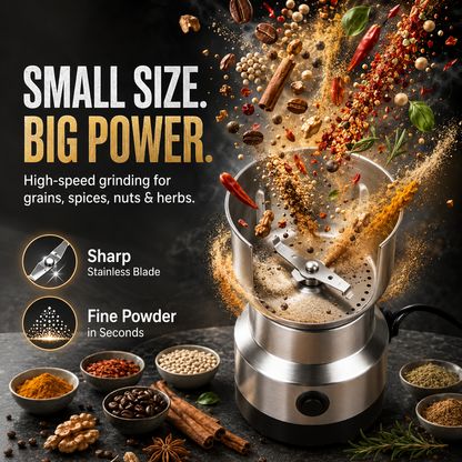 ⚡ Electric Coffee & Spice Grinder – Freshly Ground in Seconds