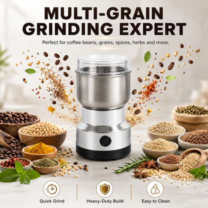 ⚡ Electric Coffee & Spice Grinder – Freshly Ground in Seconds
