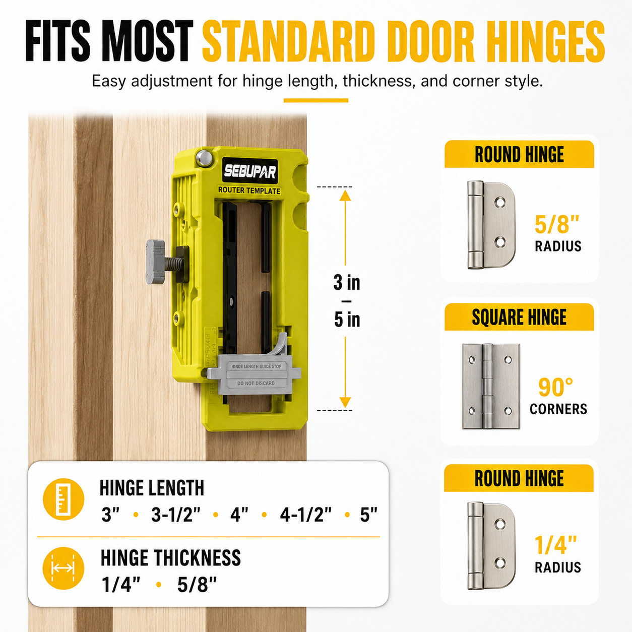 Install Door Hinges Like a Pro – Accurate Door Hinge Mortise Jig