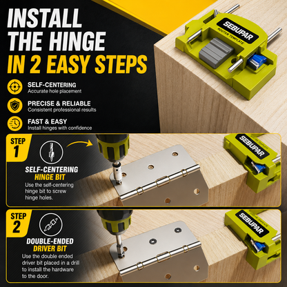 Install Door Hinges Like a Pro – Accurate Door Hinge Mortise Jig