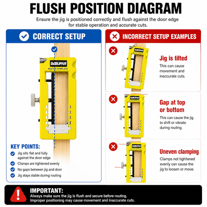 Install Door Hinges Like a Pro – Accurate Door Hinge Mortise Jig