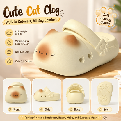 Cute Black Cat Paw Slippers