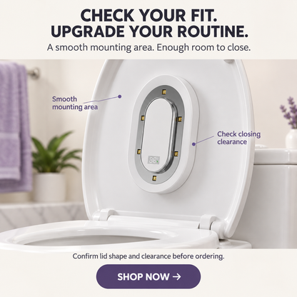 Automatic UV Toilet Care Light – Peel & Stick Installation