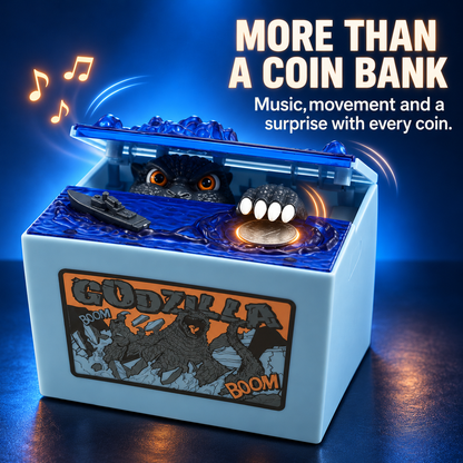 Interactive Dinosaur Coin-Stealing Piggy Bank – Musical Moving Savings Box & Fun Gift for Kids