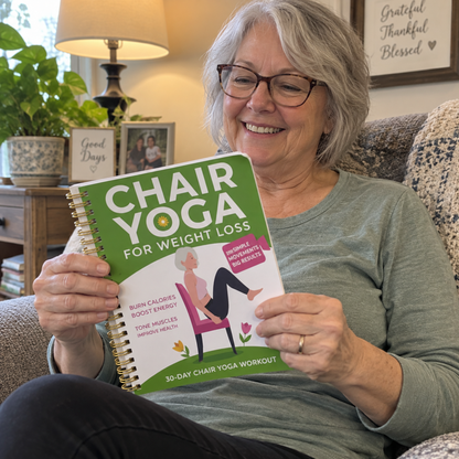 The Complete Guide to Chair Yoga for Seniors Over 60: 40+ Low-Impact Easy Exercises to Restore Strength, Mobility, Balance, and Lose Weight