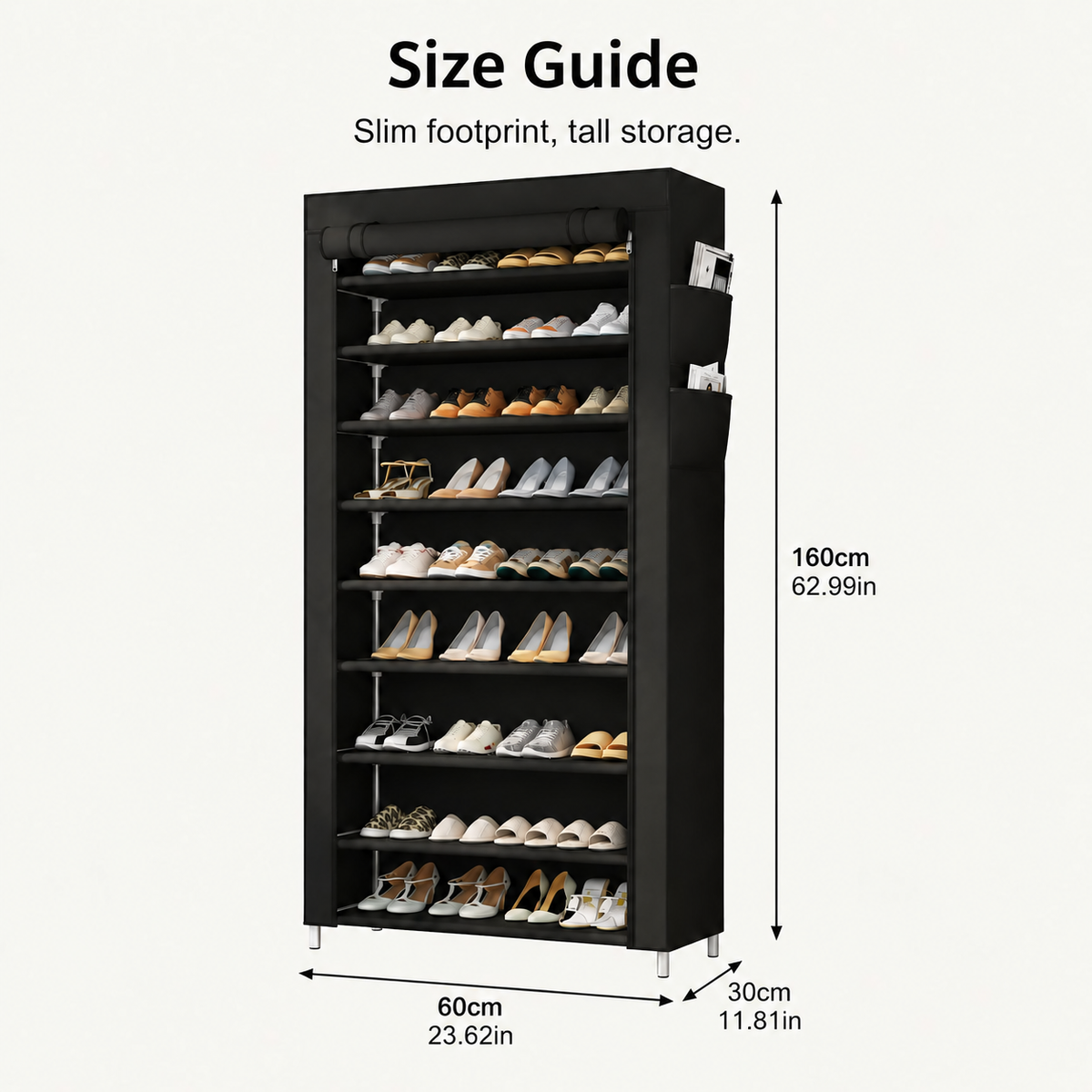 👟 Home Organization Sale 50% OFF — Large Capacity Shoe Storage Cabinet | Multi-Level Entryway Shoe Organizer With Dust Cover