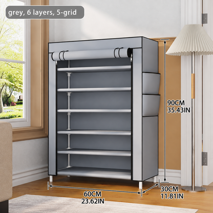 👟 Home Organization Sale 50% OFF — Large Capacity Shoe Storage Cabinet | Multi-Level Entryway Shoe Organizer With Dust Cover