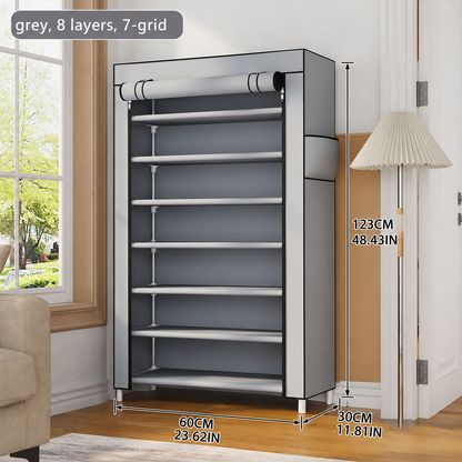 👟 Home Organization Sale 50% OFF — Large Capacity Shoe Storage Cabinet | Multi-Level Entryway Shoe Organizer With Dust Cover