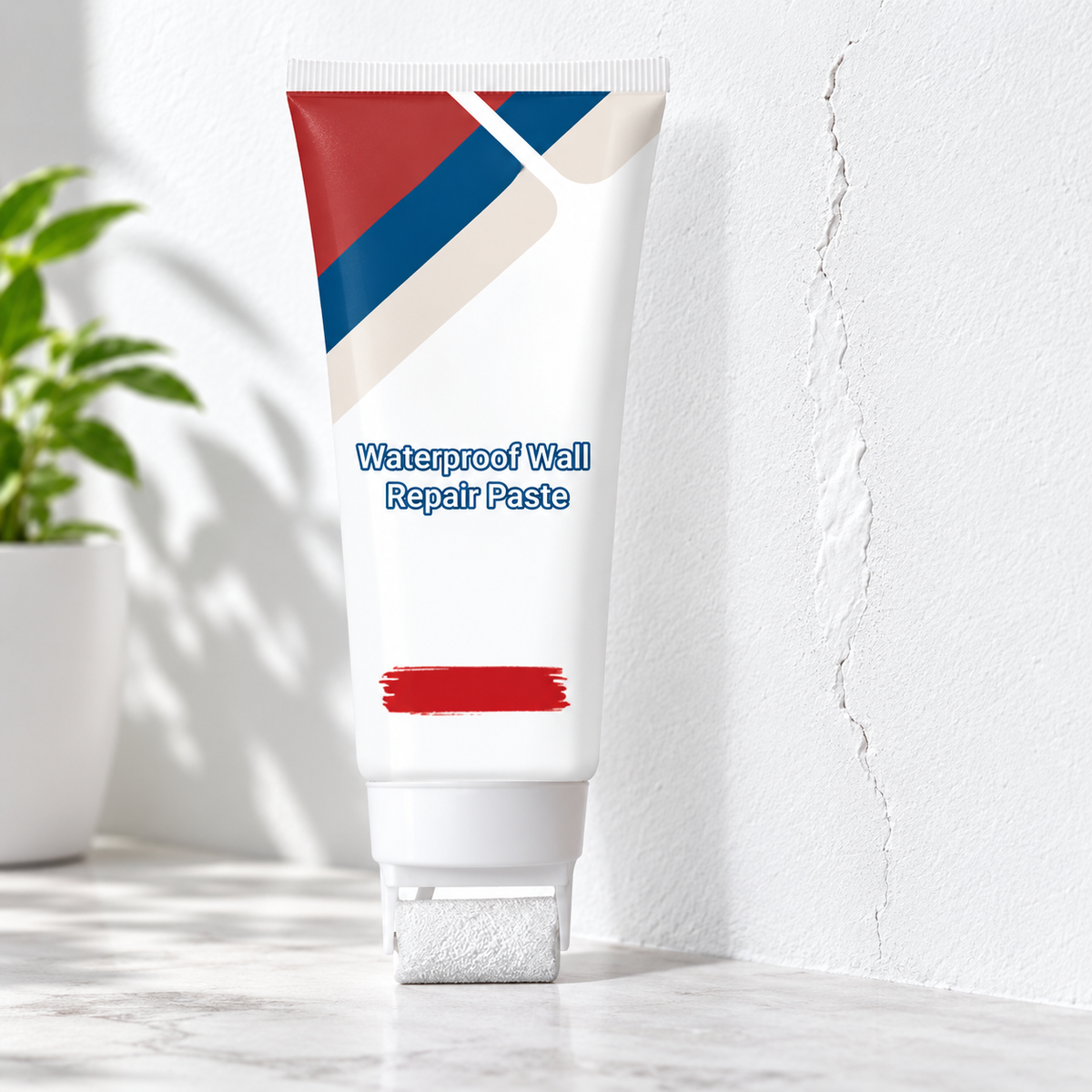 🥳2026 HOT SALE🥳💞50K+ SOLD! 🥩🍴 48% OFF!All-in-One Wall Repair Paste with Roller Brush