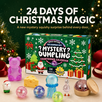 24-Day Christmas Mystery Squishy Advent Calendar – A New Surprise Every Day 🎄
