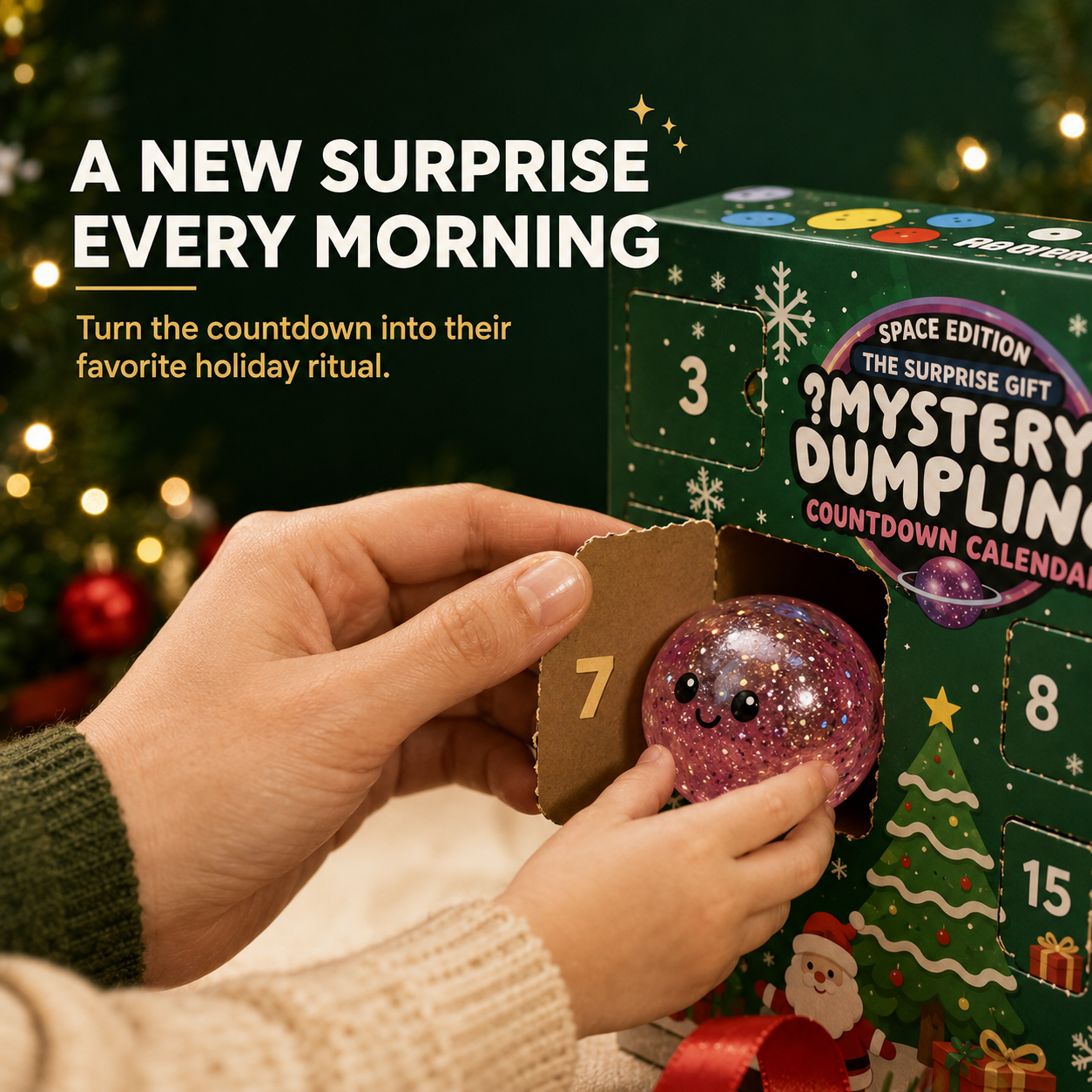24-Day Christmas Mystery Squishy Advent Calendar – A New Surprise Every Day 🎄