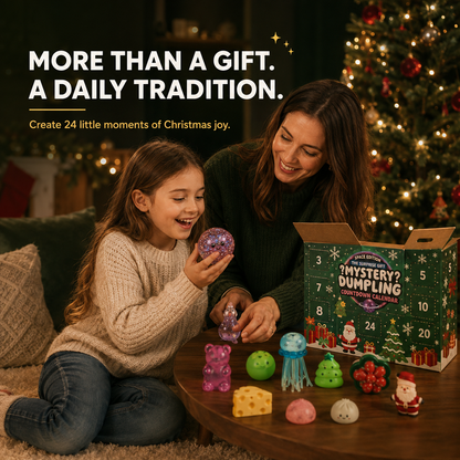 24-Day Christmas Mystery Squishy Advent Calendar – A New Surprise Every Day 🎄