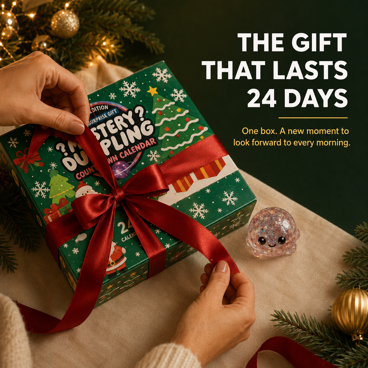 24-Day Christmas Mystery Squishy Advent Calendar – A New Surprise Every Day 🎄