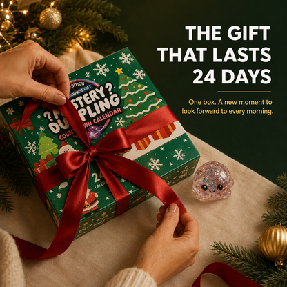 24-Day Christmas Mystery Squishy Advent Calendar – A New Surprise Every Day 🎄
