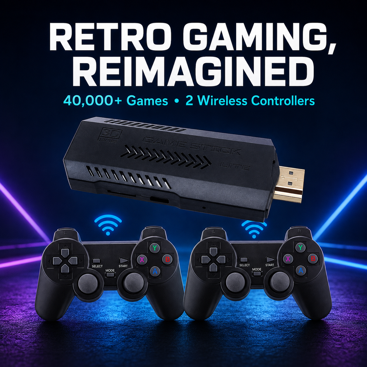Retro Video Game Console 4K High-Definition Output