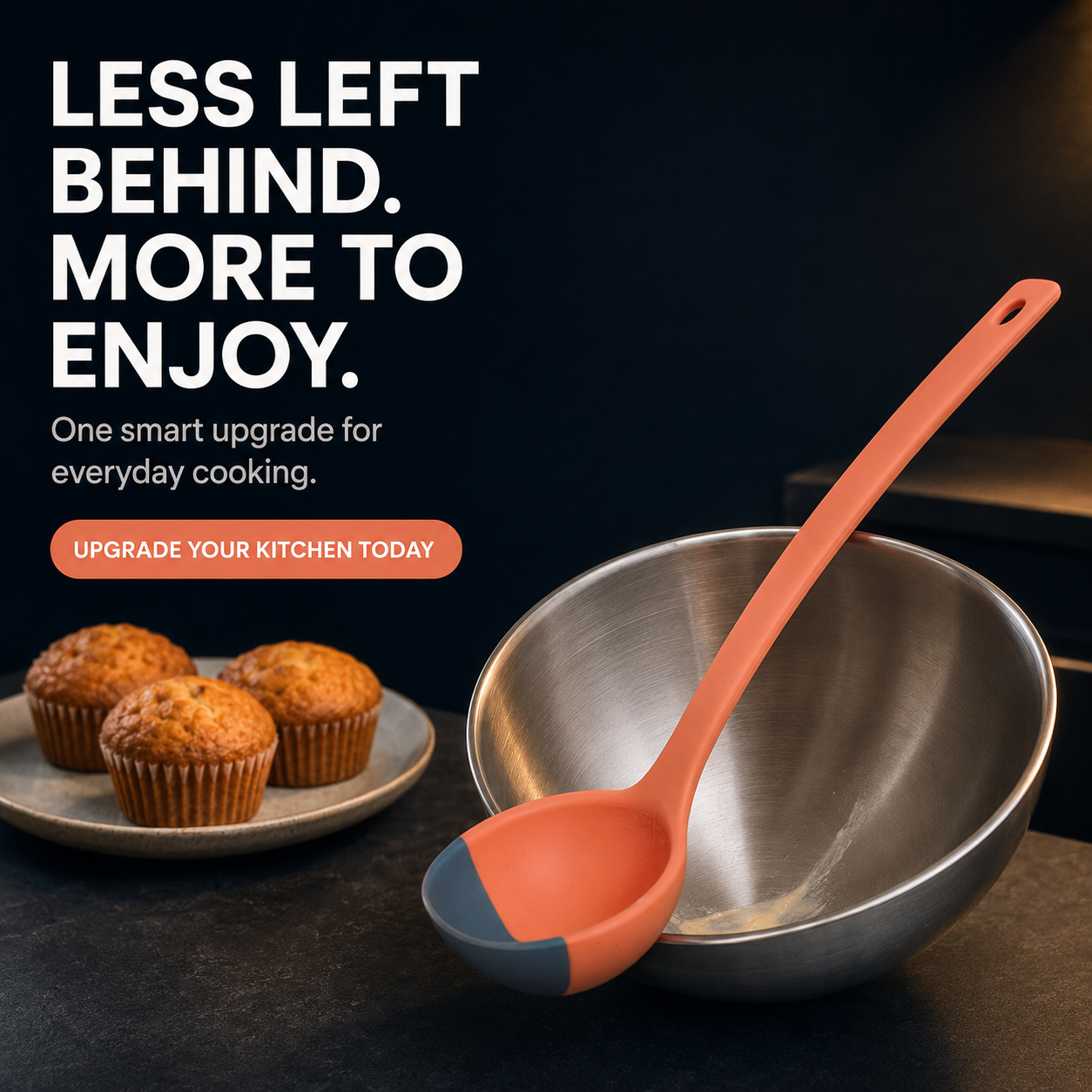 🥄 ScoopScrape™ 2-in-1 Flexible Kitchen Scoop & Scraper