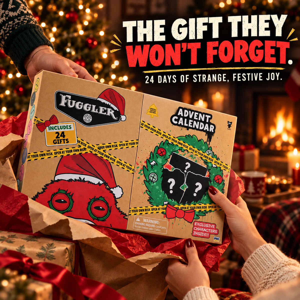 🎄 Fuggler 24-Day Advent Calendar – 24 Fugg-Tastic Collectible Surprises