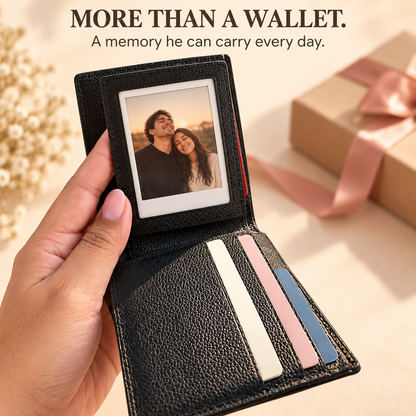 Memory Photo Bifold Wallet – Carry Your Favorite Moment Every Day ❤️