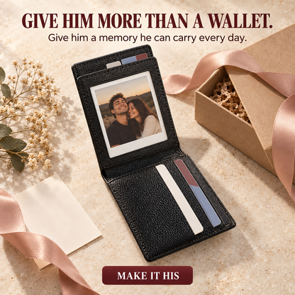 Memory Photo Bifold Wallet – Carry Your Favorite Moment Every Day ❤️