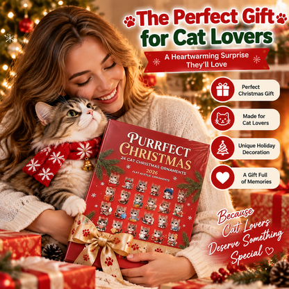🐱 24-Day Christmas Cat Ornament Advent Calendar — A Daily Surprise For Cat Lovers