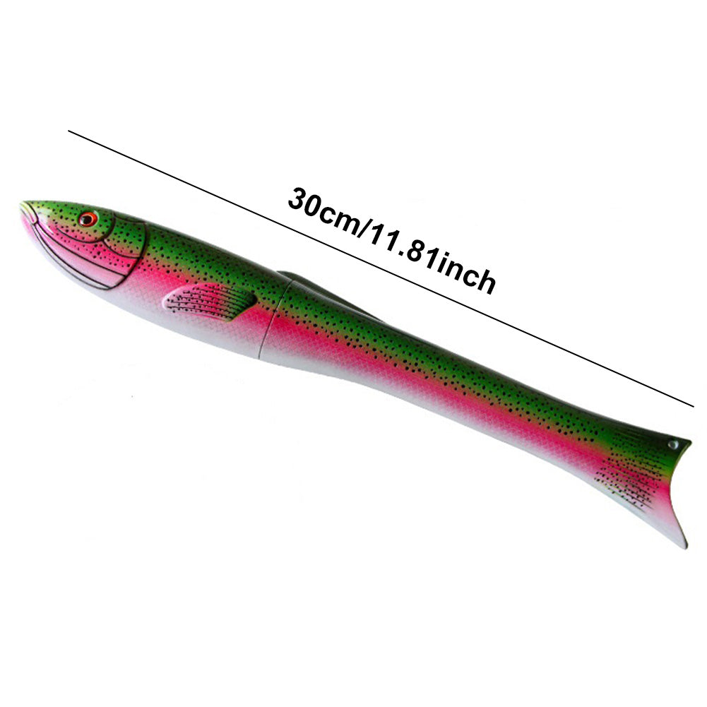 Portable Telescopic Fishing Rod – Compact Travel Fish-Shaped Rod for Easy Fishing Anywhere