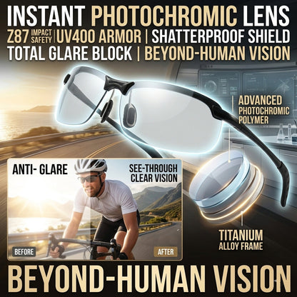 🕶️Smart Vision Glasses – Anti-Glare UV Protection with Infrared Night Vision & Impact-Resistant Lenses