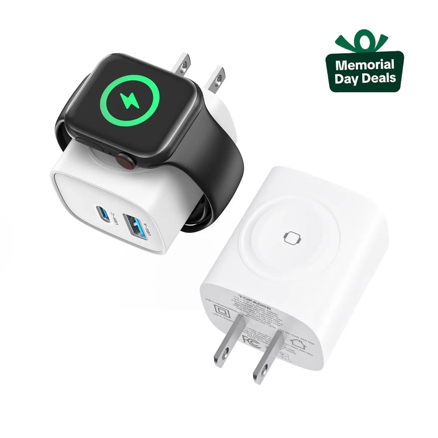 3-in-1 Magnetic Apple Watch & iPhone Charger | 20W USB-C Fast Charger