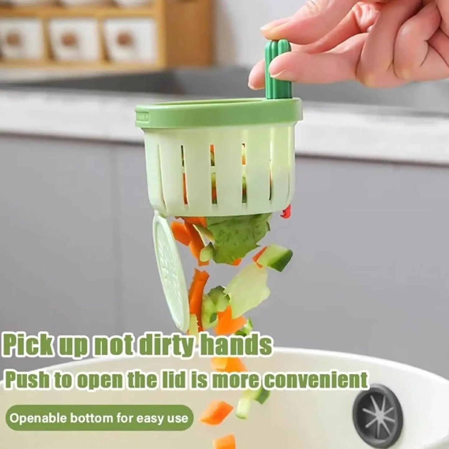 2pcs Cactus Sink Filter Basket – Cute Press-To-Dump Kitchen Sink Strainer