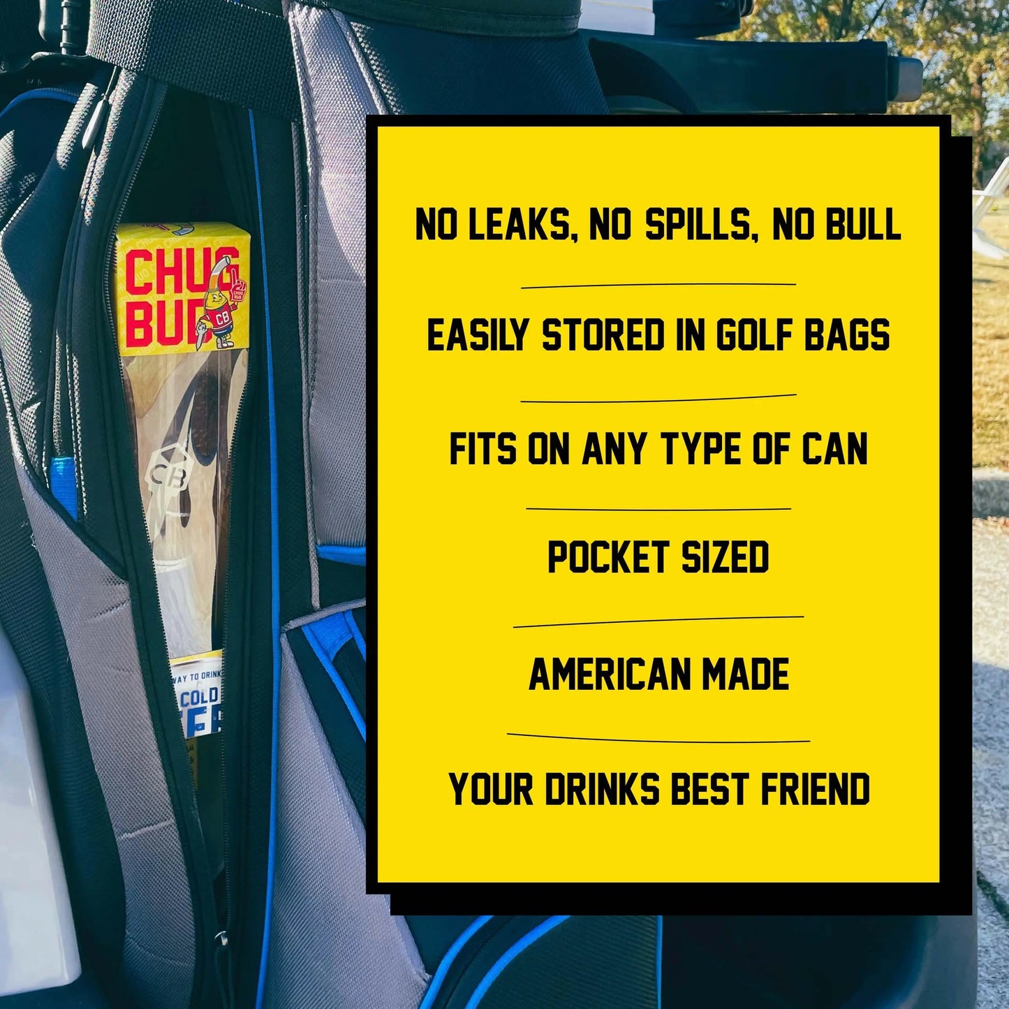 CHUGBUD 2.0 Portable Beer Bong – Pocket-Sized Leak-Proof Party Drinking Funnel