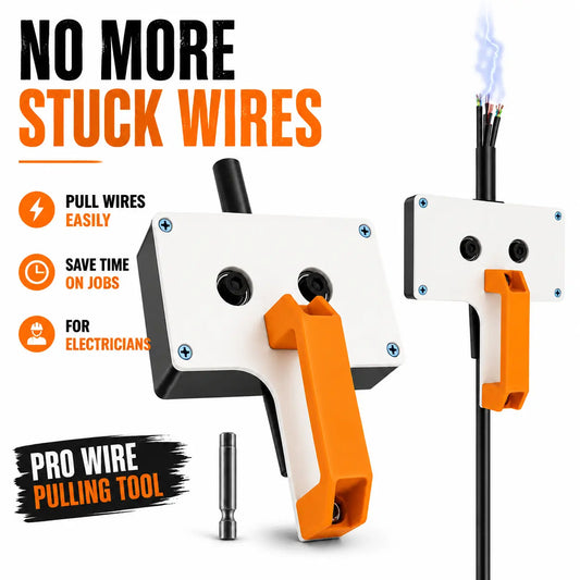 ⚡ Drill-Powered Wire Puller – Fast Conduit Cable Feeding Tool