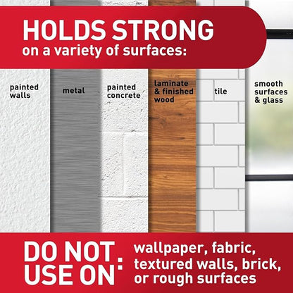 🧹 3PCS Damage-Free Broom & Mop Wall Grippers | Strong Adhesive Organizer Holders