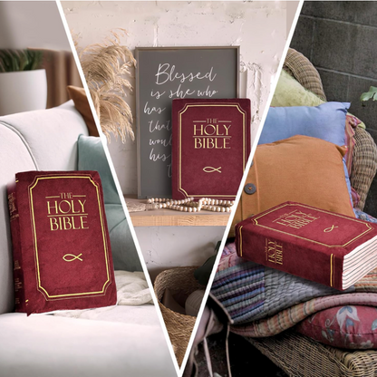 ✝️ Bible Scripture Pillow | Unfoldable 1 Corinthians 13 Plush Christian Gift