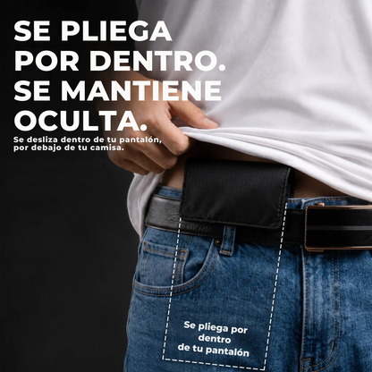 🛡️Ultra-Slim Hidden Travel Wallet – Passport, Cash & Card Organizer