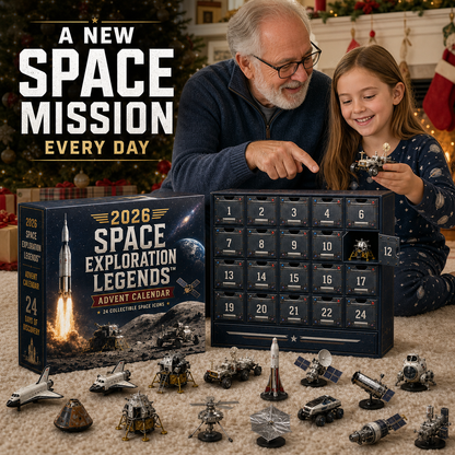 🚀 2026 Space Exploration Advent Calendar – 24 Legendary Missions & Collectible Surprises