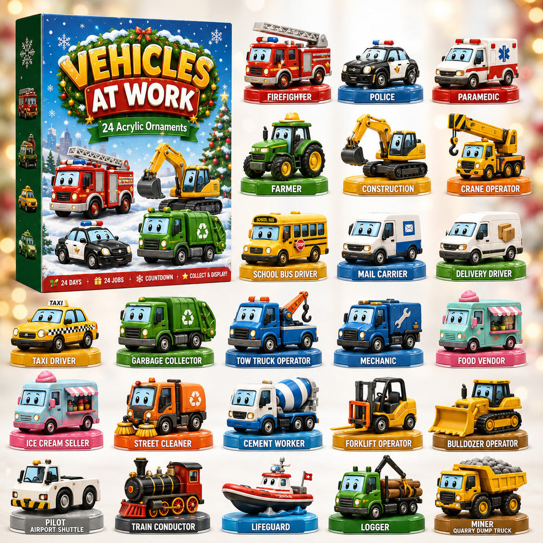 🚒 2026 Vehicles At Work Advent Calendar – 24 Days of Trucks & Job-Site Surprises