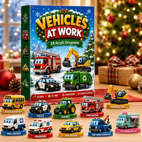 🚒 2026 Vehicles At Work Advent Calendar – 24 Days of Trucks & Job-Site Surprises