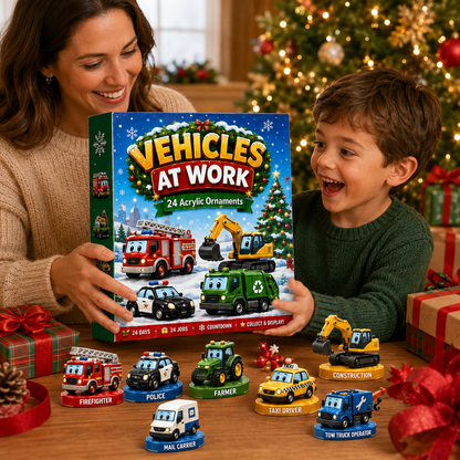 🚒 2026 Vehicles At Work Advent Calendar – 24 Days of Trucks & Job-Site Surprises