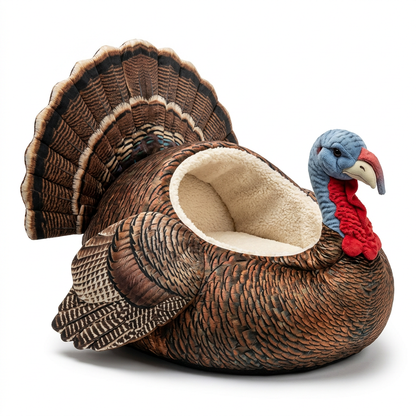 Cozy Bird Dog Bed – Cute Duck & Turkey Shape