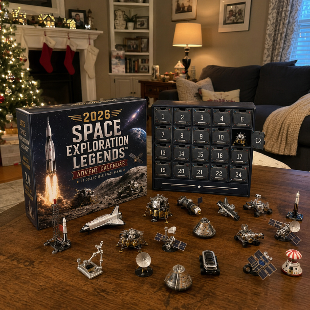 🚀 2026 Space Exploration Advent Calendar – 24 Days of Missions & Collectible Surprises